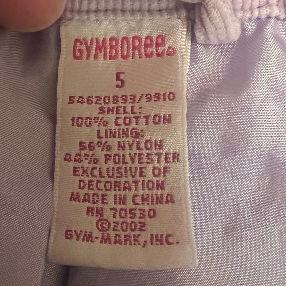 Gymboree Lavender Hoodie with Butterfly Design - Picture 9 of 10